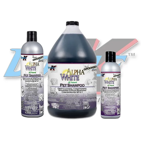Double K Groomers Edge Alpha White Shampoo, 473ml