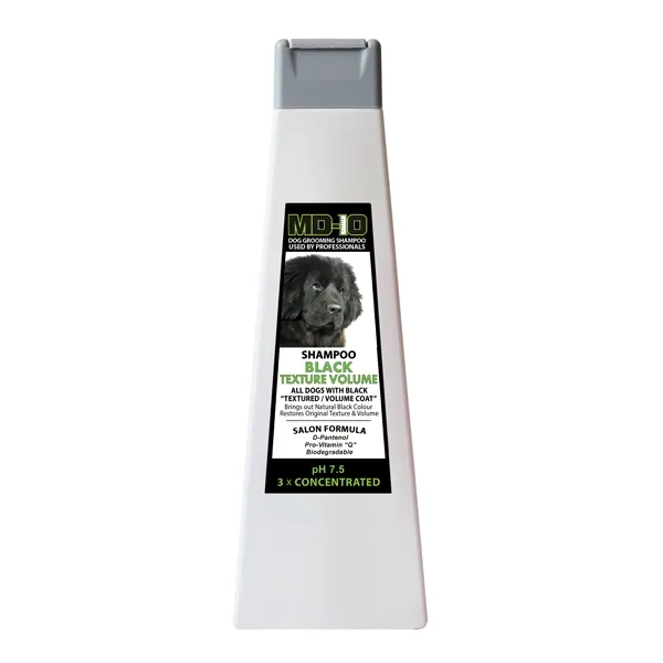 MD10 Black Texture Volume Shampoo, 300ml