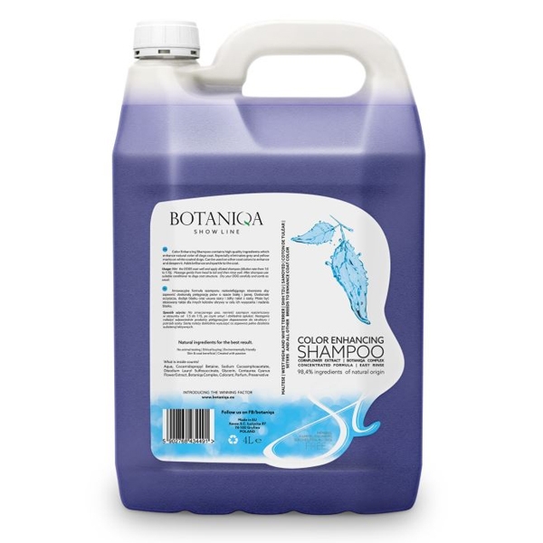 Botaniqa Show Line Color Enhancing Shampoo, 4Liter