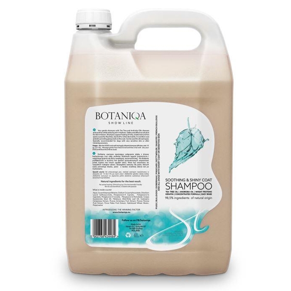 Botaniqa Show Line Soothe& Shiny Coat Shampoo, 4Liter