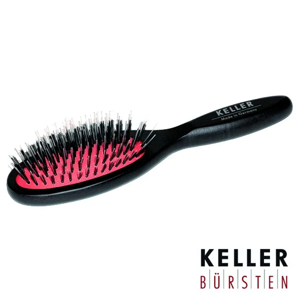 Nylon/ bristol - Naturhaar und Nylon Bürste, klein