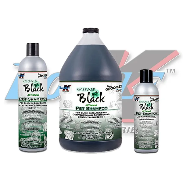Double K Groomers Edge Emerald Black Shampoo, 473ml