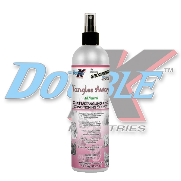 Double K Groomers Edge Tangles Away Spray, 473ml
